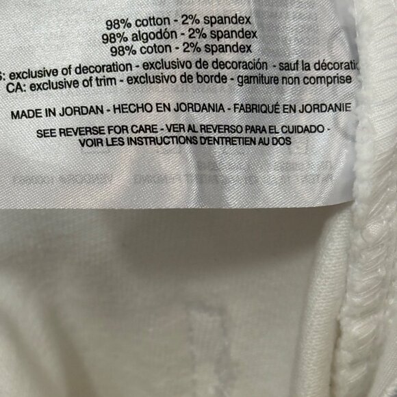 Gloria Vanderbilt Womens Slimming Amanda Jeans 14S Vintage White Cotton Blend - Picture 5 of 8